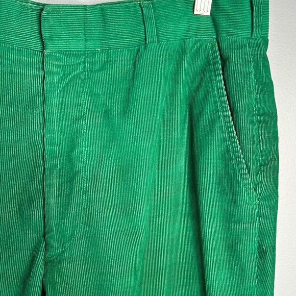 Vintage Spicebox Green Corduroy Dress Pants Men’s 33x29.5” - Picture 3 of 10